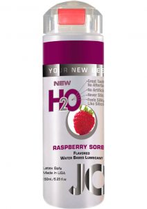 Jo H2O Flavored Water Based Lubricant Raspberry Sorbet 4 Ounce