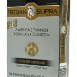 Trojan Condom Supra Microsheer Non Latex Lubricated 6 Pack