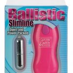 Ballistic Slimline Bullet With Versatile Plug In Jack 2 Speed Remote 2.2 Inch Pink