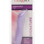 Signature Contoured G Vibe Waterproof Purple 6 Inch