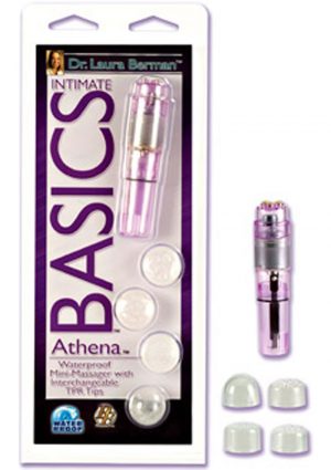 Dr Laura Berman Intimate Basics Athena Waterproof Mini Massager Pink Clam