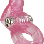 Basic Essentials Bunny Enhancer With Removable Stimulator Pink