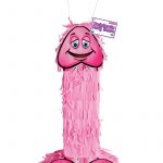 Bachelorette Party Favors Pecker Pinata 18 Inch Pink