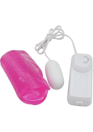 BAD BOY BUDDIES VIBRO MOUTH 4 INCH MOUTH PINK