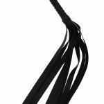 Sex and Mischief Faux Leather Flogger Black