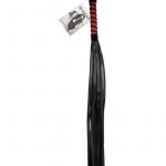 Sex and Mischief Red And Black Stripe Flogger