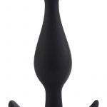 Booty Call Booty Rocker Silicone Anal Plug Black