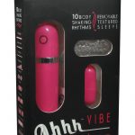 Ahh Vibe Bullet Of Love Wired Remote Control Bullet Pink