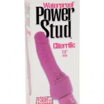 Power Stud Cliterrific Vibrator Waterproof Pink 6.75 Inch