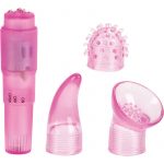 First Time Travel Teaser Massager Kit Waterproof Pink