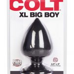 Colt XL Big Boy Silicone Anal Plug Black 4.5 Inch