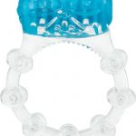 Color Pop Quickie Screaming O Vibrating Ring Silicone Cockring Blue