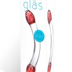 Glas Red Head Double Dildo