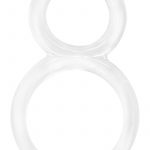 Ofinity Super Stretchy Double Silicone Cockring Waterproof Clear