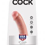 King Cock Realistic Dildo Waterproof Flesh 6 Inch