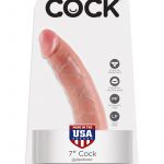 King Cock Realistic Dildo Waterproof Flesh 7 Inch