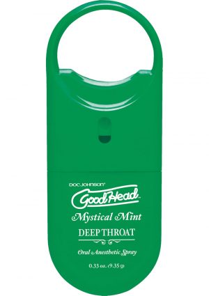 Goodhead Deep Throat To Go Oral Anesthetic Spray Mint .33 Ounce