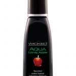 Wicked Aqua Water Based Flavored Lubricant Candy Apple 2 Ounce