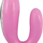 Surenda Silicone Oral Vibe Rechargeable 5 Function Waterproof Pink 2.25 Inch