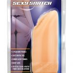 M For Men Sexy Snatch Pussy Beaded Stroker Beige 5.75 Inch