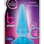 B Yours Basic Anal Plug Blue 4.25 Inch