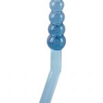 Jelly Fun Flex Beaded Anal Wand Blue 9.5 Inch