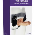 Kinx Extender Hollow Vibrating Strap On 6 Inch