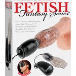 Fetish Fantasy Series Vibrating Head Teazer Wired Remote Control Clear