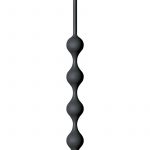 Drops Silicone Anal Beads Black