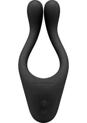 Tryst Rechargeable Multi Erogenous Zone Silicone Massager Waterproof Black