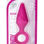 Luxe Candy Rimmer Silicone Anal Medium Fuchsia