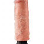 King Cock Vibrating Realistic Dildo Waterproof Flesh 6 Inch