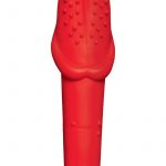 Incredible Oral Tongue Silicone Vibe Waterproof Red 6.25 Inch