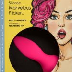 Mini Marvels Marvelous Flicker Silicone Rechargeable Massager Waterproof Pink 5 Inch