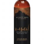 Intimate Earth Sensual Aromatherapy Massage Oil Cocoa Bean and Goji Berry 8 Ounce