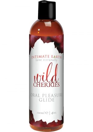 Intimate Earth Oral Pleasure Glide Wild Cherries 4 Ounce