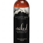 Intimate Earth Naked Aromatherapy Massage Oil Fragrance Free 4 Ounce