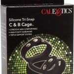 Silicone tri-Snap C and B Cage Black