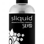 Sliquid Silver Silicone Intimate Lubricant 100% Vegan Waterproof 8.5 Ounce