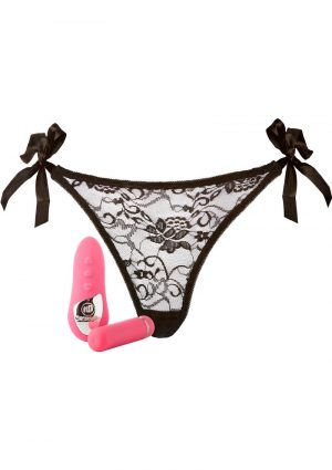 Pleasure Panty Wireless Remote Control Silicone USB Rechargeable Bullet Waterproof Pink