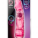 B Yours Vibe 06 Realistic Jelly Vibrator Waterproof Pink 9 Inch