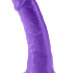 Dillio Realistic Slim Dildo Purple 6 Inches