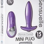 Mini Plug 15 Function Remote Control Waterproof Purple