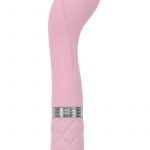 Pillow Talk Sassy G-Spot Massager Silicone USB Reachargeable Vibe With Swarovski Crystal Pink