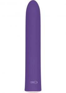 7 Function Rechargeable Slim Vibrator Waterproof Purple