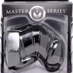 Master Series Detained Restrictive Chastity Cage With Nubs Black