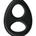 Renegade Romeo Soft Silicone Cock And Ball Ring Black