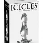 Icicles No 72 Glass Anal Plug Clear 3.6 Inch