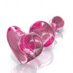 Icicles No 75 Glass Anal Plug Pink 3.1 Inch