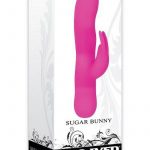 Evolved Sugar Bunny Silicone Vibrator Waterproof Pink 6.75 Inches